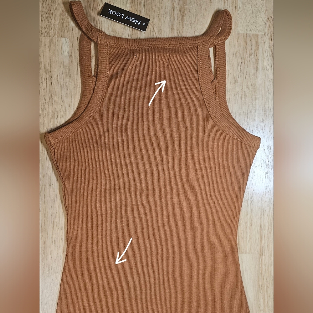 🎉BOGO🎉Rust Ribbed Mini Dress - Picture 12 of 13